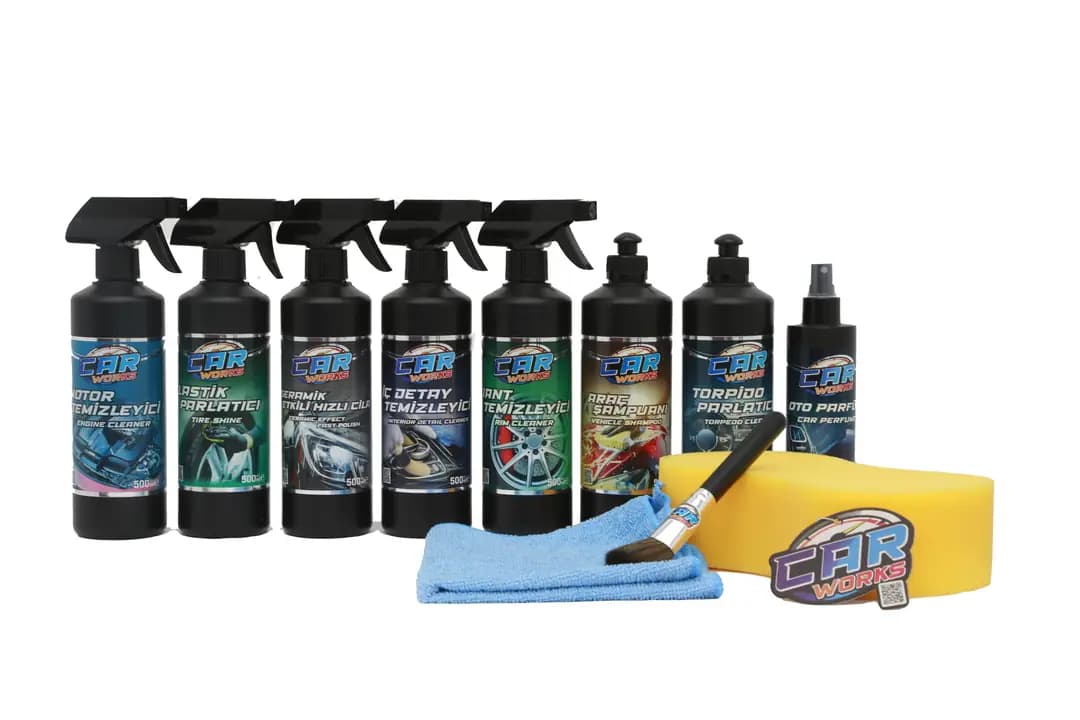 12-in-1 Car Care Set – 12'li Araç Bakım Seti